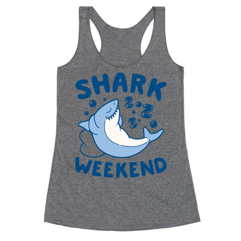 Shark Weekend Racerback Tank Top