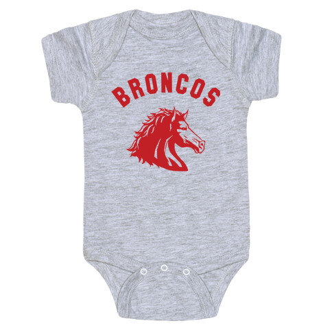 Broncos Red Baby One-Piece