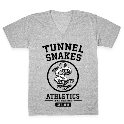 Tunnel Snakes Athletics V-Neck Tee Shirt