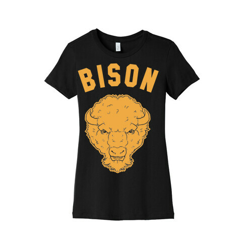 Bison Gold Womens T-Shirt