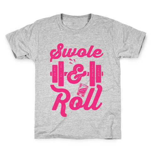 Swole And Roll Kids T-Shirt