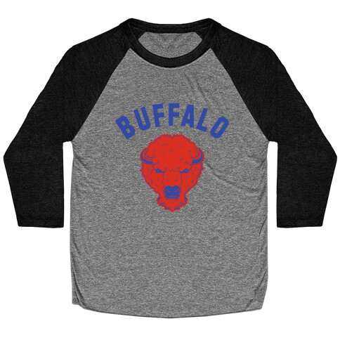 Bison Buffalo Baseball Tee