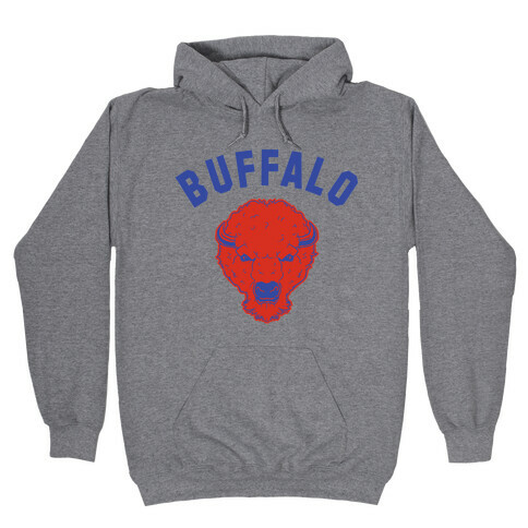 Bison Buffalo Hooded Sweatshirt