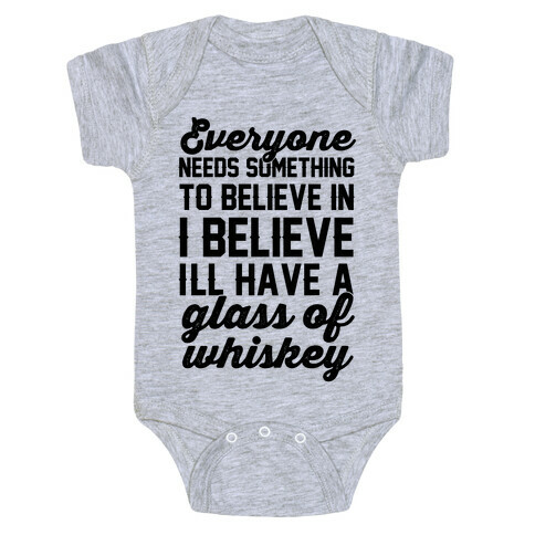 I believe I'll have a glass of Whiskey Baby One-Piece