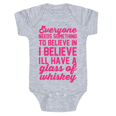 I believe I'll have a glass of Whiskey Baby One-Piece