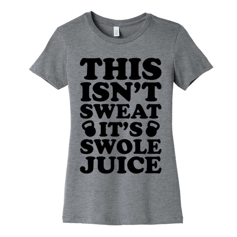 This Isn't Sweat It's Swole Juice Womens T-Shirt