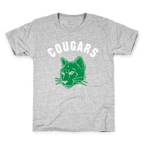 Cougar Red & Black Kids T-Shirt