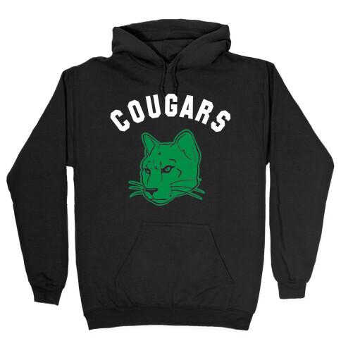 Cougar Red & Black Hooded Sweatshirt