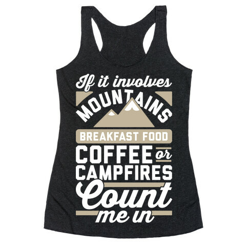 Count Me In Racerback Tank Top