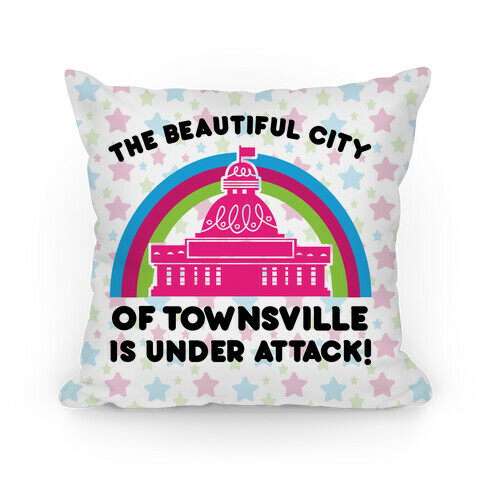 The Beautiful City Of Townsville Pillow