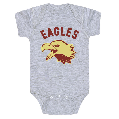 Eagles Maroon and Gold Baby One-Piece