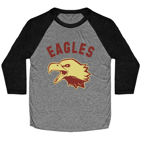 Eagles Maroon and Gold Baseball Tee