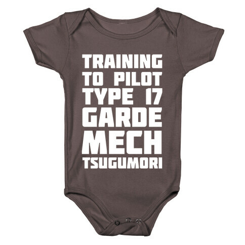 Training to Pilot Type 17 Garde Mech Tsugumori Baby One-Piece