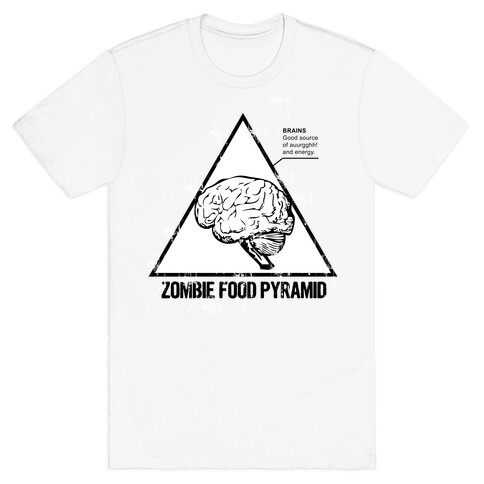 Zombie Food Pyramid T-Shirt