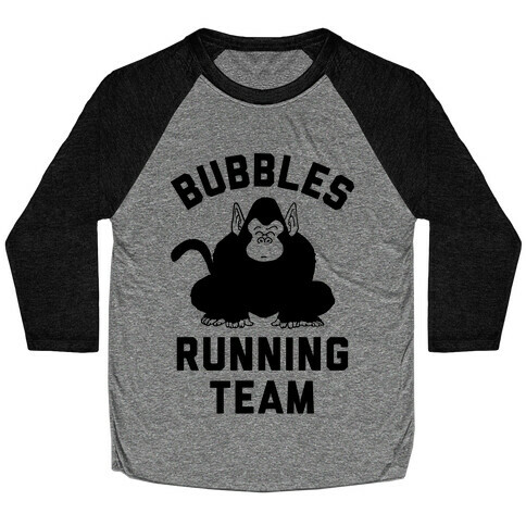 Bubbles Running Team Baseball Tee