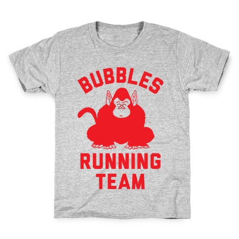 Bubbles Running Team Kids T-Shirt