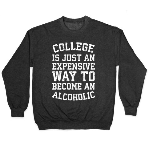 College Is Just An Expensive Way To Become An Alcoholic Pullover