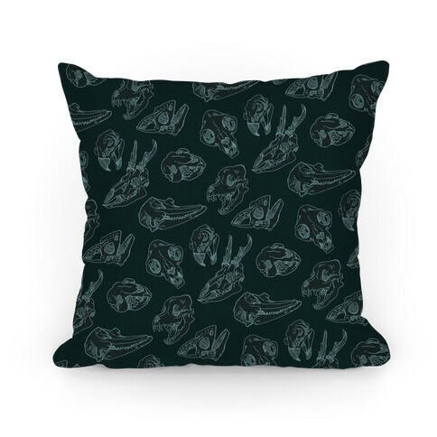Animal Skull Pattern Pillow