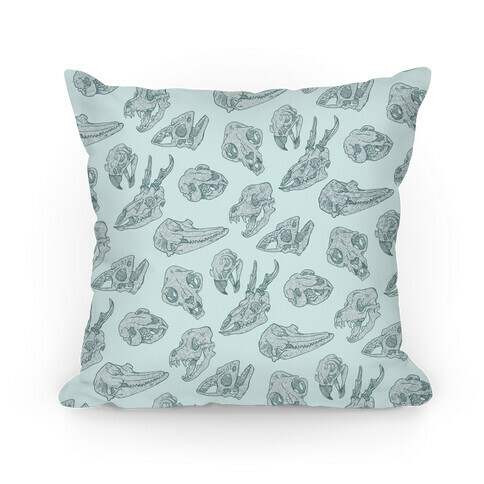 Animal Skull Pattern Pillow