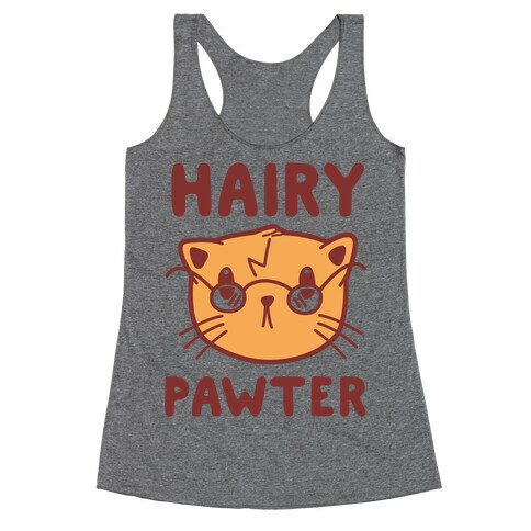 Hairy Pawter Racerback Tank Top