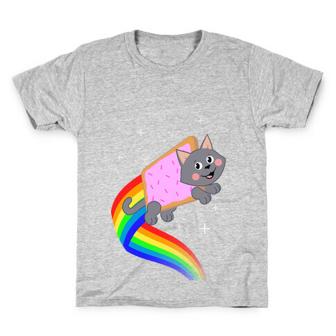 Rainbow Pastry Cat Kids T-Shirt