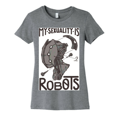 My Sexuality is Robots Womens T-Shirt