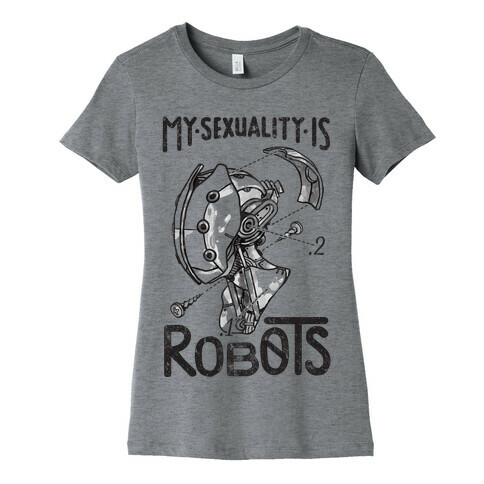 My Sexuality is Robots Womens T-Shirt