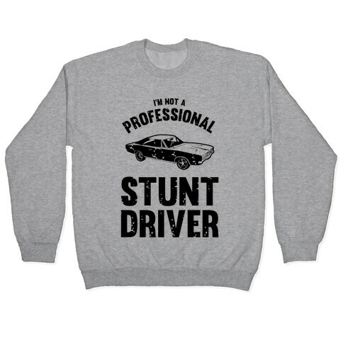 (I'm Not A) Professional Stunt Driver Pullover