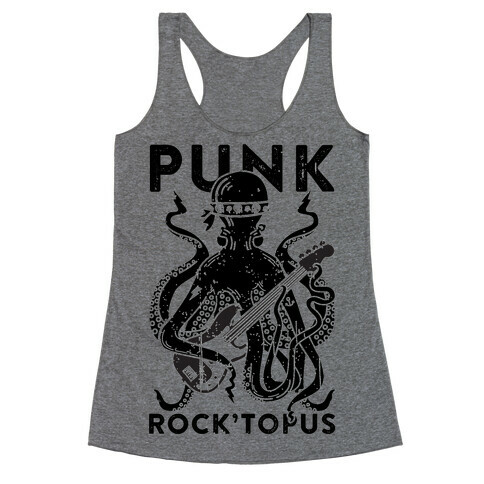 Punk Rocktopus Racerback Tank Top