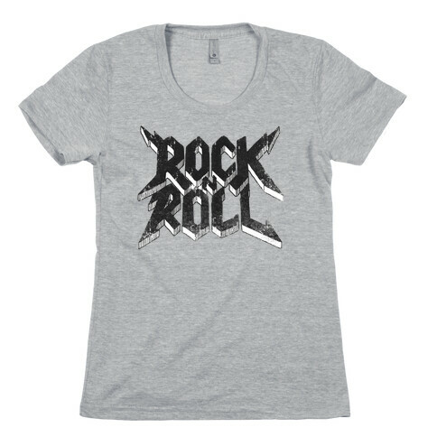 Rock n Roll (vintage) Womens T-Shirt