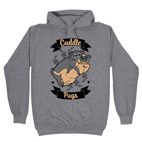 Cuddle Pugs Hooded Sweatshirt