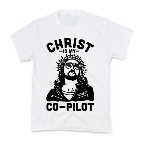 Christ is My Co-Pilot Kids T-Shirt