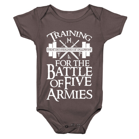 Training For The Battle Of Five Armies Baby One-Piece