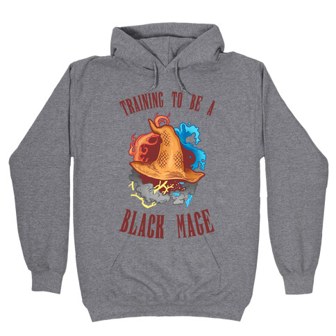 Training To Be A Black Mage Hooded Sweatshirt