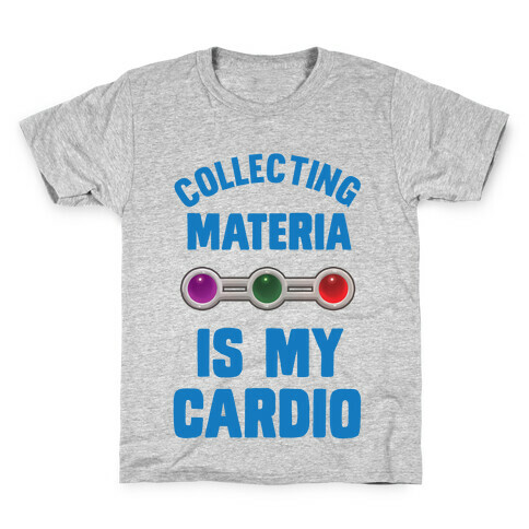 Collecting Materia Is My Cardio Kids T-Shirt