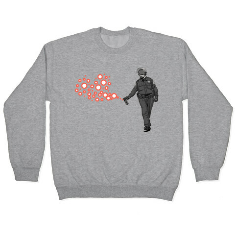 Pepper Spray Cop T-Shirt heart Pullover