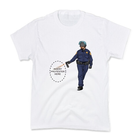 Insert Protester Pepper Spray Kids T-Shirt