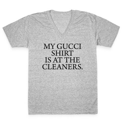 My Gucci Shirt V-Neck Tee Shirt