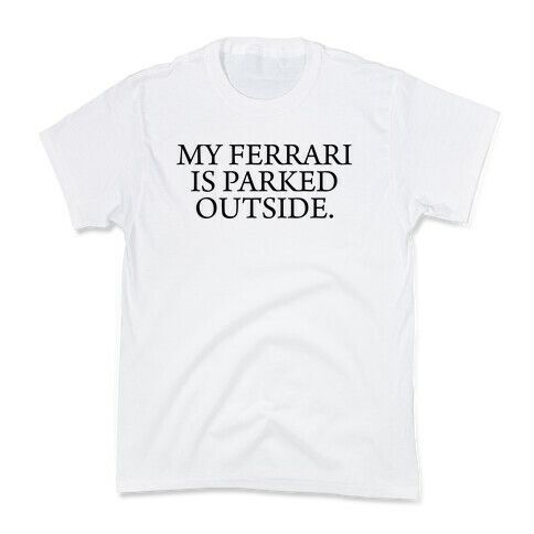 My Ferrari Shirt Kids T-Shirt
