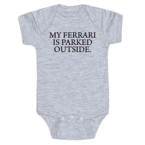 My Ferrari Shirt Baby One-Piece