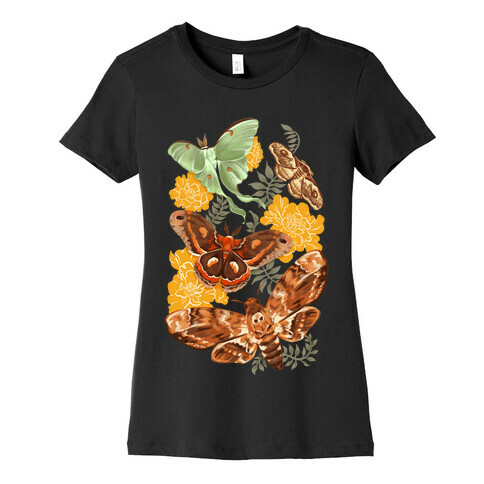 Moths & Marigolds Womens T-Shirt