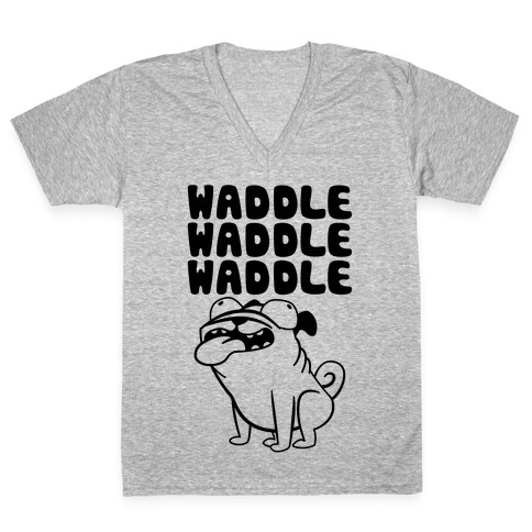 Waddle Waddle Waddle V-Neck Tee Shirt