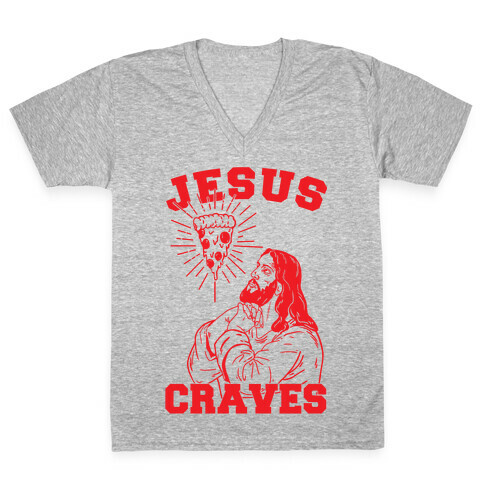 Jesus Craves V-Neck Tee Shirt