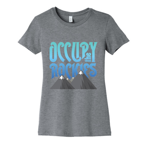 Occupy the Rockies Twilight Womens T-Shirt