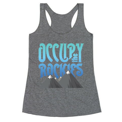 Occupy the Rockies Twilight Racerback Tank Top