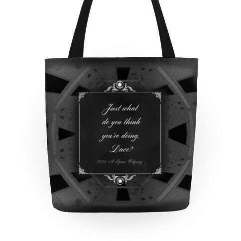 2001: A Space Odessey Quote Tote Tote