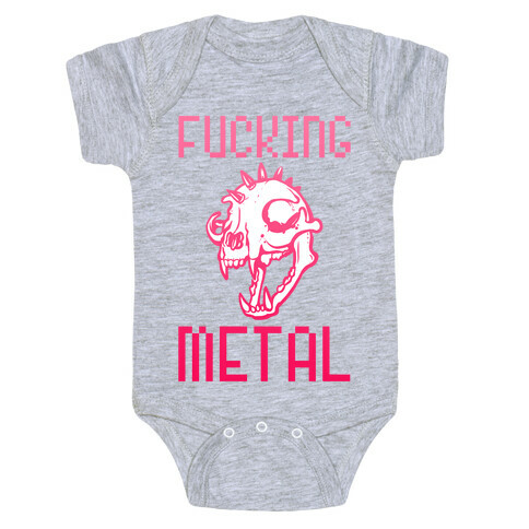 F***ing Metal Baby One-Piece