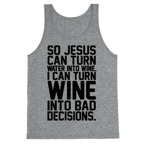 Water Into Wine Tank Top