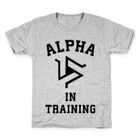 Alpha In Training Kids T-Shirt