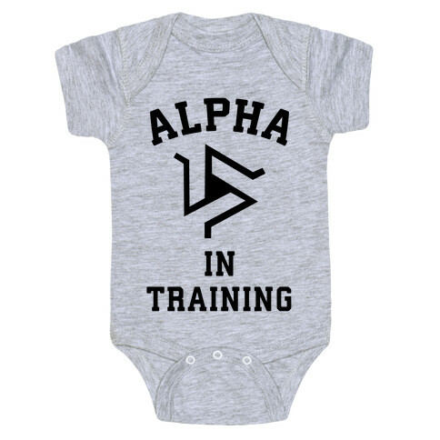 Alpha In Training Baby One-Piece